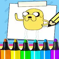 adventure_time_how_to_draw_jake Խաղեր