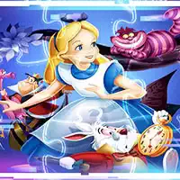 Alice În Țara Minunilor Jigsaw Puzzle captură de ecran a jocului