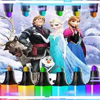 Anna Frozen Книжка За Оцветяване екранна снимка на играта