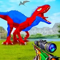 army_defence_dino_shoot ゲーム