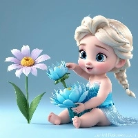 baby_elsa_flower_care গেমস