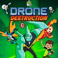 Ben 10 Destrucción De Aviones No Tripulados