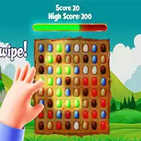 ហ្គេមបំផ្ទុះស្ករគ្រាប់ Crush Eggs៖ Eggs Link Puzzle