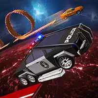 Cyber Truck Car Stunt Driving Simulator oyun ekran görüntüsü