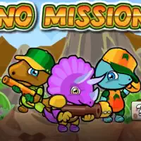 Dino Mission 2 skærmbillede af spillet