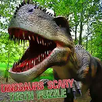 Puzzle Dei Dinosauri Con Denti Spaventosi screenshot del gioco