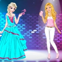 Elsa Vs Barbie Fashion Contest