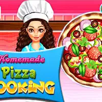 Cozinhando Pizza Caseira captura de tela do jogo