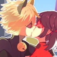 ladybug_and_cat_noir_kissing ເກມ