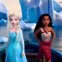 land_vs_sea_moana_vs_elsa Игры