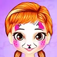 little_princess_anna_face_painting ເກມ