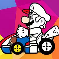 mario_driving_coloring_book Pelit