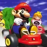 Mario Kart 64 snímek obrazovky hry