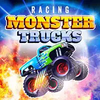 Mega Truck Race Monster Truck Racing Spil skærmbillede af spillet