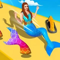 mermaid_tail_run_3d Խաղեր