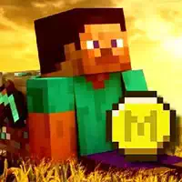 Манетныя Прыгоды Minecraft скрыншот гульні