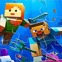 پازل Minecraft اسکرین شات بازی