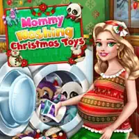 Mommy Washing Christmas Toys στιγμιότυπο οθόνης παιχνιδιού