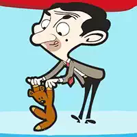 Mr. Bean Grappige Puzzel schermafbeelding van het spel