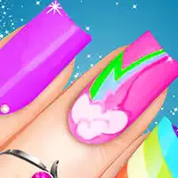 Juegos De Chicas De Manicura En El Salón De Uñas