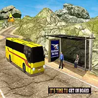 Offroad Bergop Passagiersbus Chauffeur 2k20 schermafbeelding van het spel