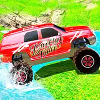 Conducción En Colinas Con Monstruosos Camiones Offroad captura de pantalla del juego