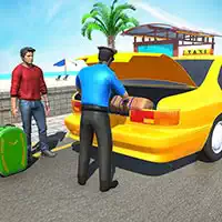 Offroad Mountain Taxi Cab Driver Game