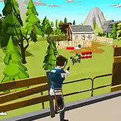 Sparatutto Polygon Royale screenshot del gioco