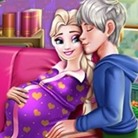 pregnant_elsa_baby_birth Ойындар