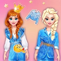 princesses_cool_denim_outfits ເກມ