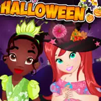 princesses_halloween_party ហ្គេម