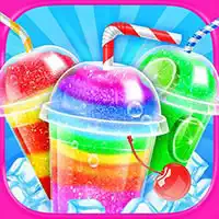 Rainbow Frozen Slushy Truck Ice Candy Slush Maker