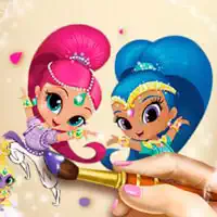 Shimmer And Shine Coloring Book