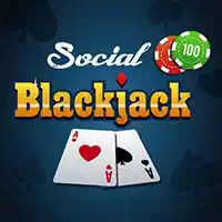 Sociální Blackjack snímek obrazovky hry