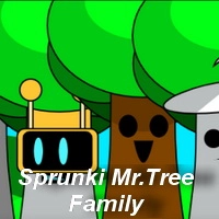 Sprunki Mr.tree 家族