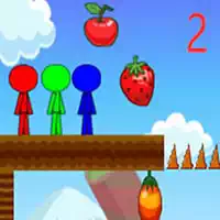 Stickman Bros En Isla Frutal 2 captura de pantalla del juego