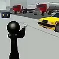 Stickman Stad Schutter schermafbeelding van het spel