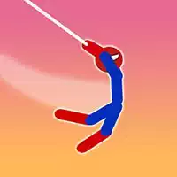 super_hero_flip_spider_stickman_hook ເກມ