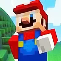 Super Mario Minecraft Vrapues pamje nga ekrani i lojës