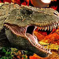 T-Rex ໄດໂນເສົາ Jigsaw ພາບຫນ້າຈໍເກມ