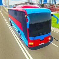 Ultimate City Entrenador Bus Sim 3D captura de pantalla del juego