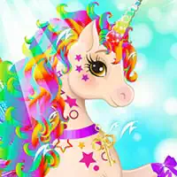 Unicorno Per Ragazze Dress Up screenshot del gioco