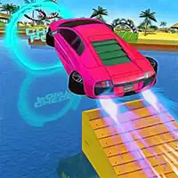 Water Car Stunt Racing 2019 ألعاب حيلة سيارات ثلاثية الأبعاد لقطة شاشة اللعبة