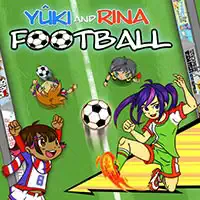 Yuki dhe Rina Futboll pamje nga ekrani i lojës