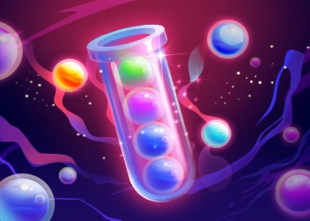 Сортировка м'ячів скріншот гри