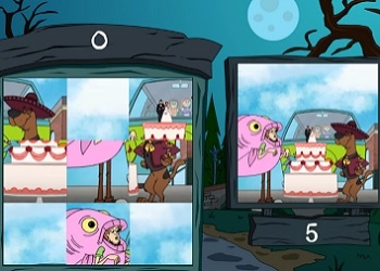 Будзь крутым, Скйбі-Ду: Загадкавае Пазл скрыншот гульні