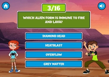 Бен 10 Ультимативті Викторина ойын скриншоты
