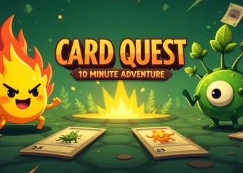 Kartenquest: 10 Minuten Abenteuer Spiel-Screenshot