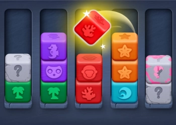 Színblokk rendezés játék képernyőképe