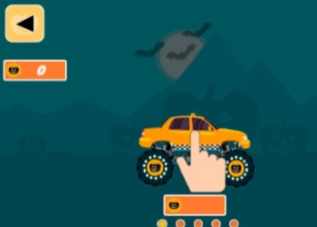 Crayz Monster Taxi Halloween schermafbeelding van het spel